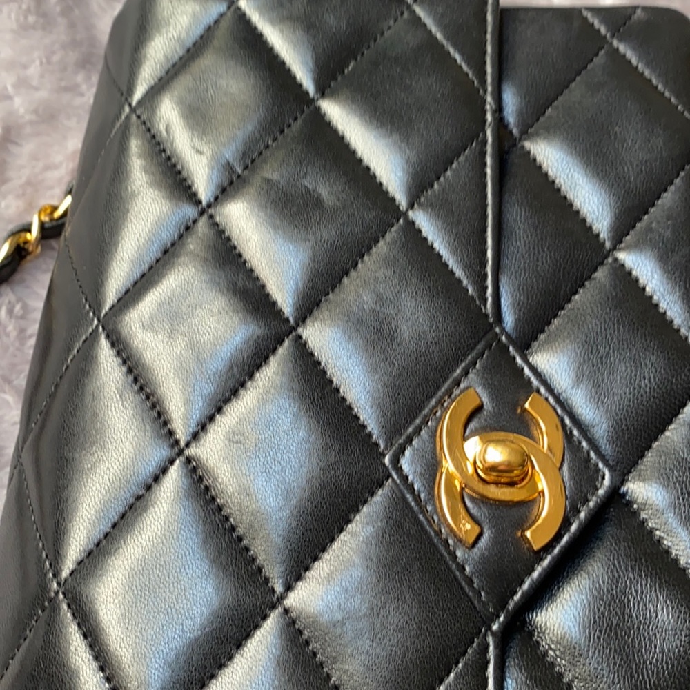 🔥🔥🔥Authentic Vintage Chanel Single Flap Shoulder Bag - Picture 8 of 16
